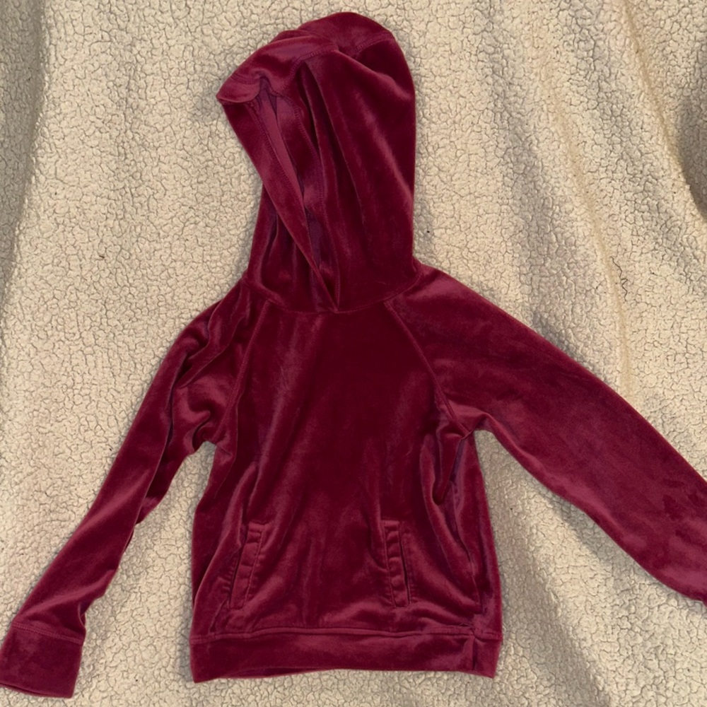 Velvet Burgundy Hoodie